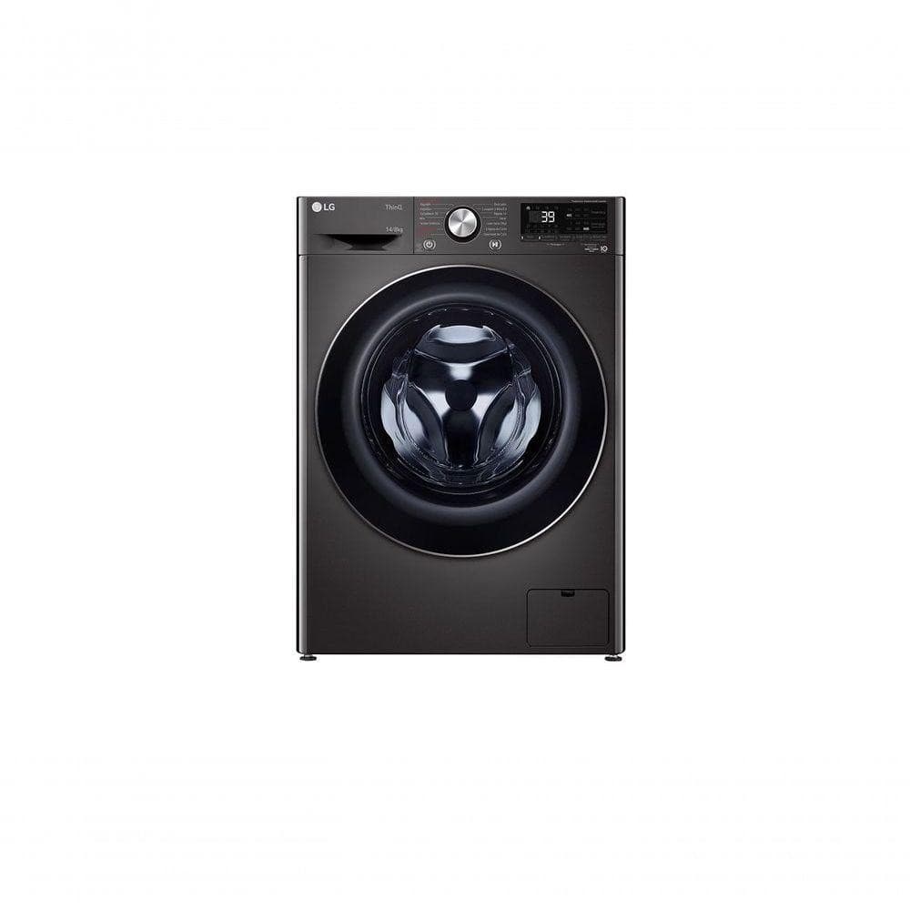 Lava e Seca LG Smart VC2 14kg Black Inox com Inteligência Artificial AI DD CV9014BC2A 220V