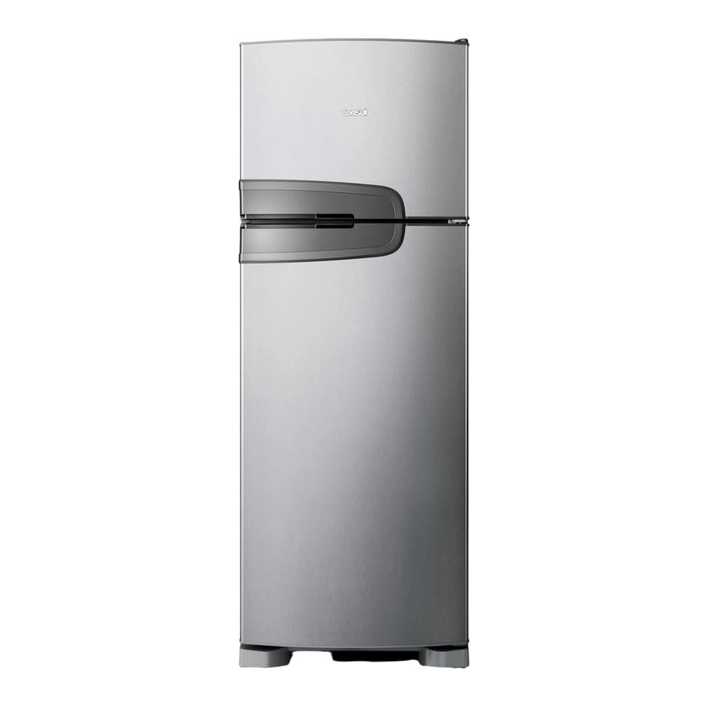 Geladeira Consul Frost Free Duplex 340 litros com Prateleiras Altura Flex cor inox - CRM39AK