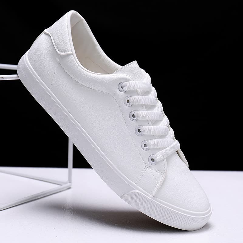 All-Match terno sapatos brancos homens verão respirável branco tênis casuais puro branco sapatos de lona masculino estud