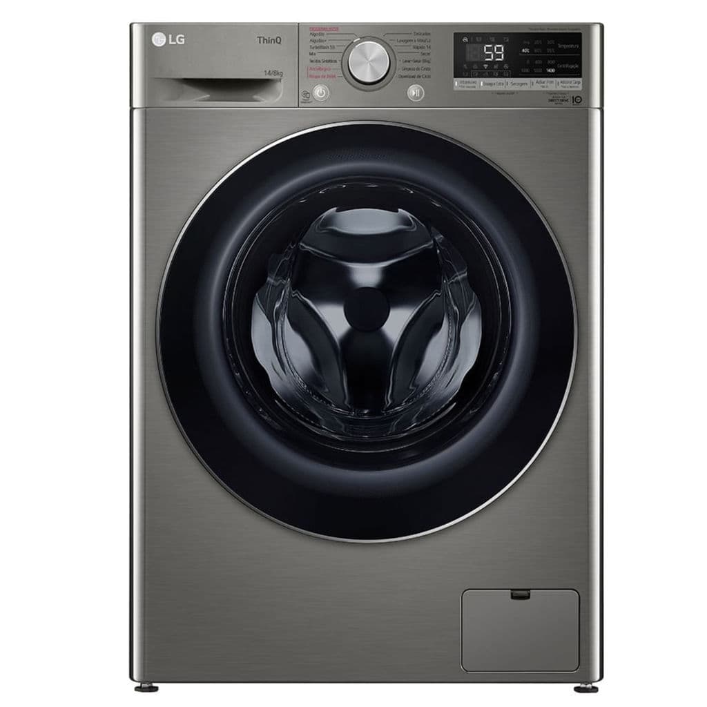 Lava e Seca LG VC4 IA 14kg Look Inox