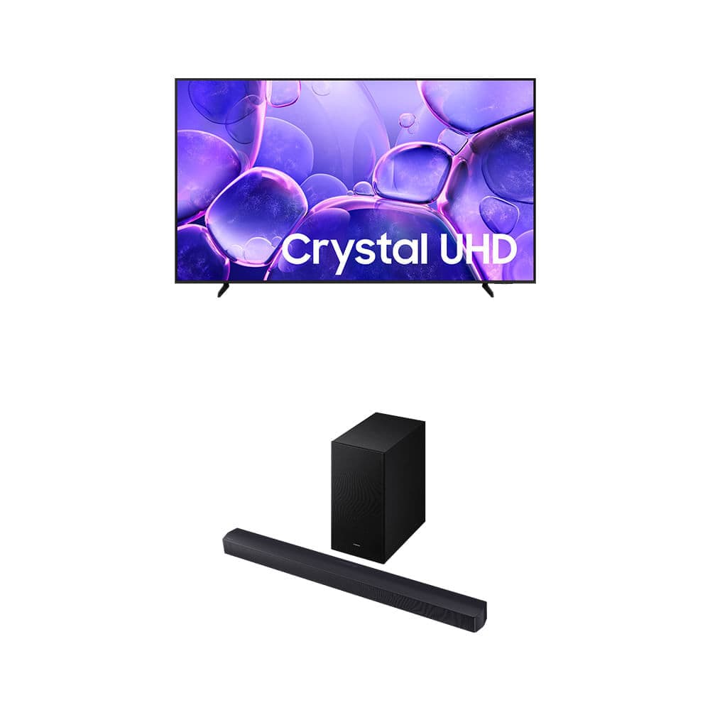 Samsung Smart TV 75" Crystal UHD 4K U8600F + Soundbar HW-B450F