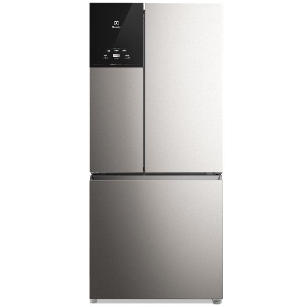 Geladeira Electrolux Frost Free Inverter 590L AutoSense 3 Portas Cor Inox Look (IM8S)