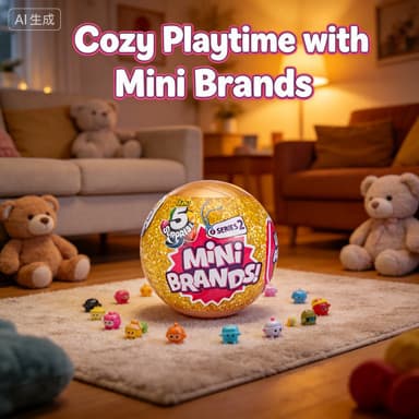 Mini Marcas Série 2 3 4 5 Surpresa Por Zuru Mistério Marca Colecionáveis Multicolorido Caixa Cega Brinquedos Em Miniatur