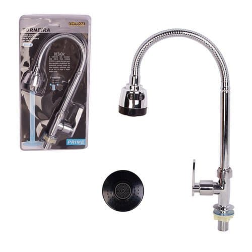 Torneira Mesa Cozinha Inox Ducha Removível Design Gourmet Alta Durabilidade