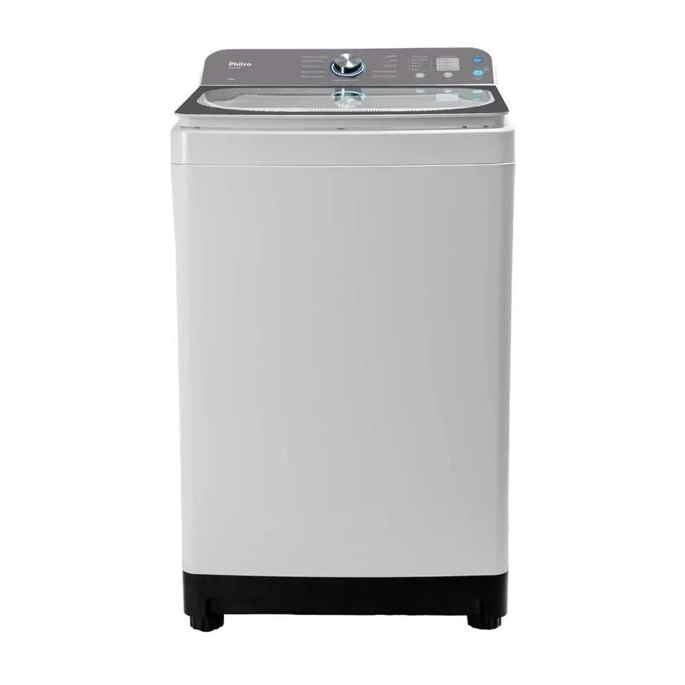 Lavadora Automática Philco PLR14A - 14 Kg Branca/Cinza, 800W