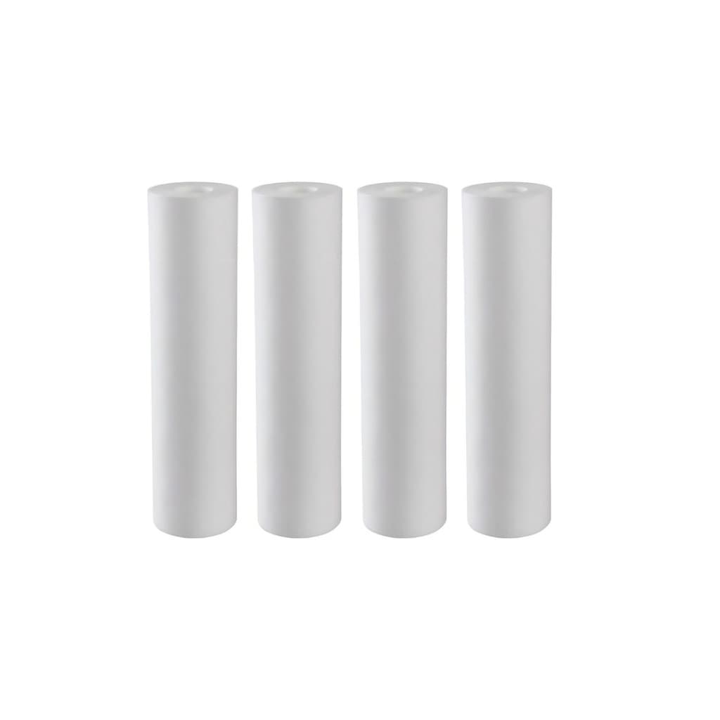 Kit Com 4 Filtro Refil Cartucho  Polipropileno Liso 9 3/4