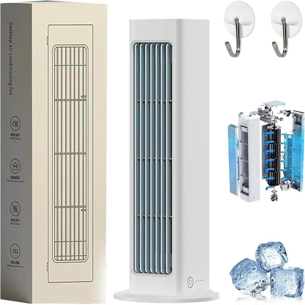 2025 Novo Ar Condicionado Portátil Breezemax - Ultra-Silencioso e Compacto com Dupla Desumidificação para Quarto e Escri