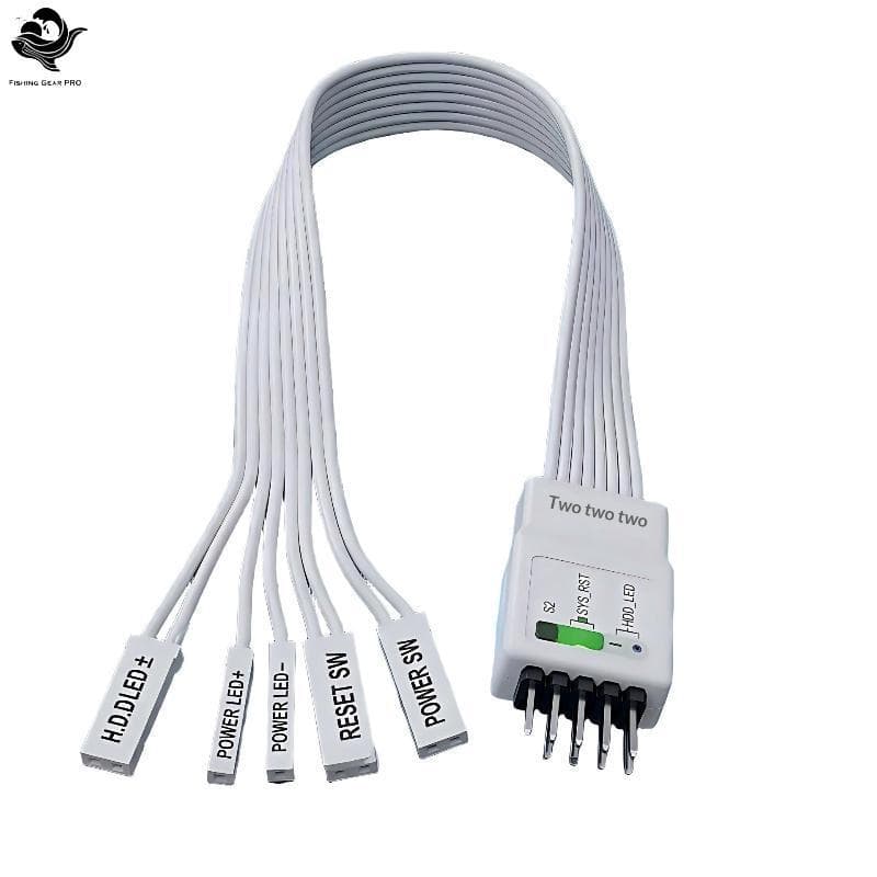 PFG Placa-Mãe Painel Frontal Cabo 20cm 30cm 50cm 9Pin F Adaptador Fácil Instalação DIY Para PC Caso Conexão FG