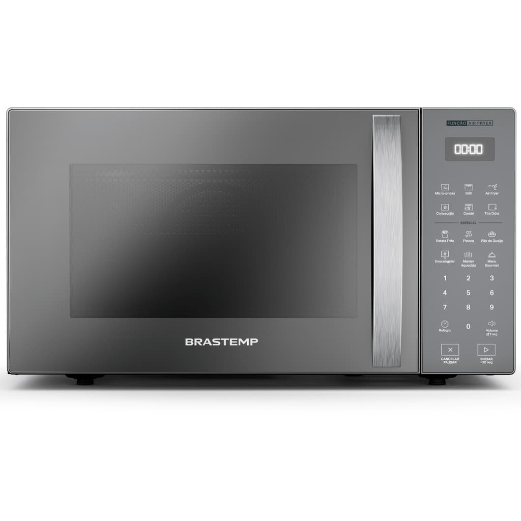 Micro-ondas Air Fryer Brastemp Inox 29 Litros - BMC29AR