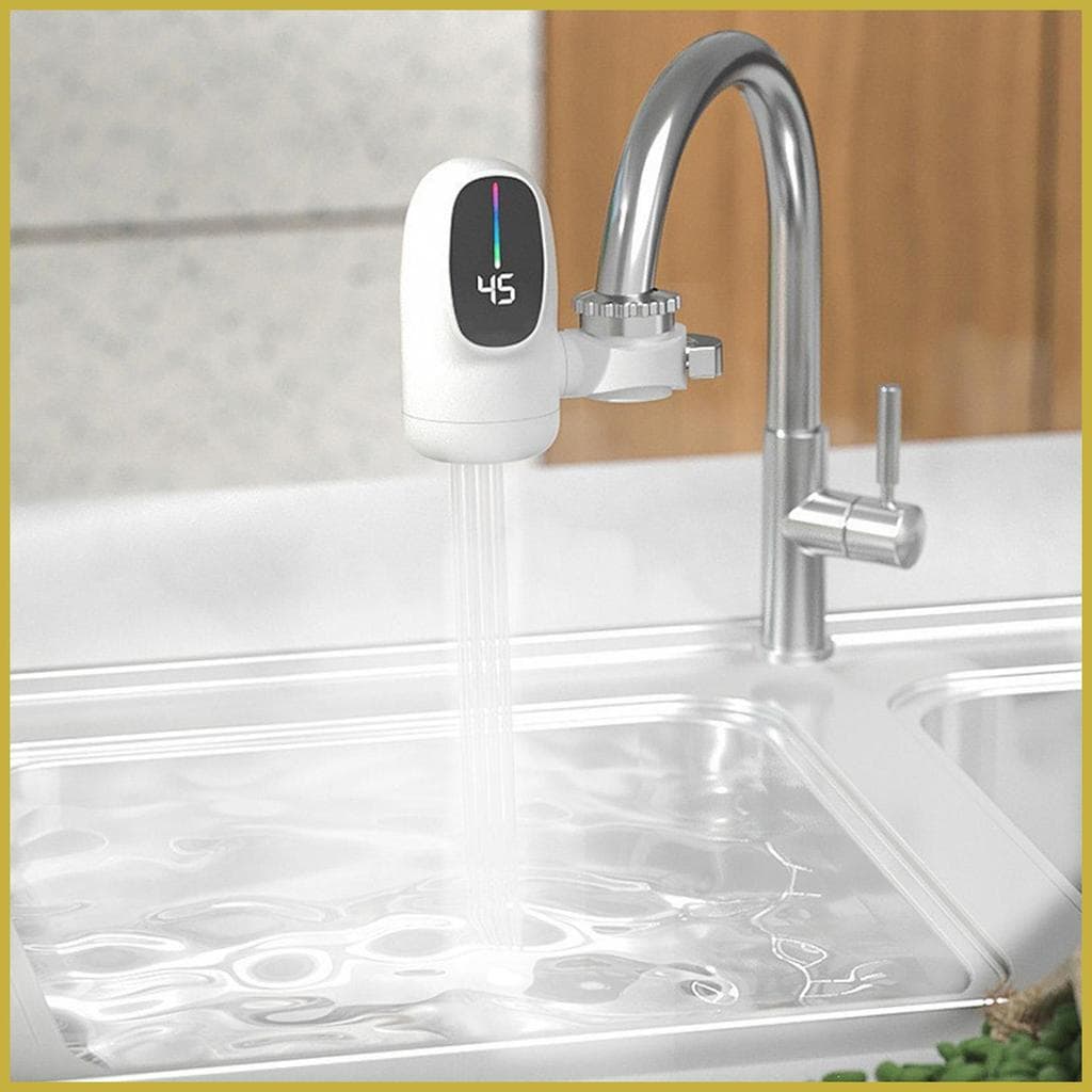 Aquecedor De Água Elétrico Torneira Elétrica Cozinha Banheiro Aquecimento Rápido 3000W Potências gelat1br