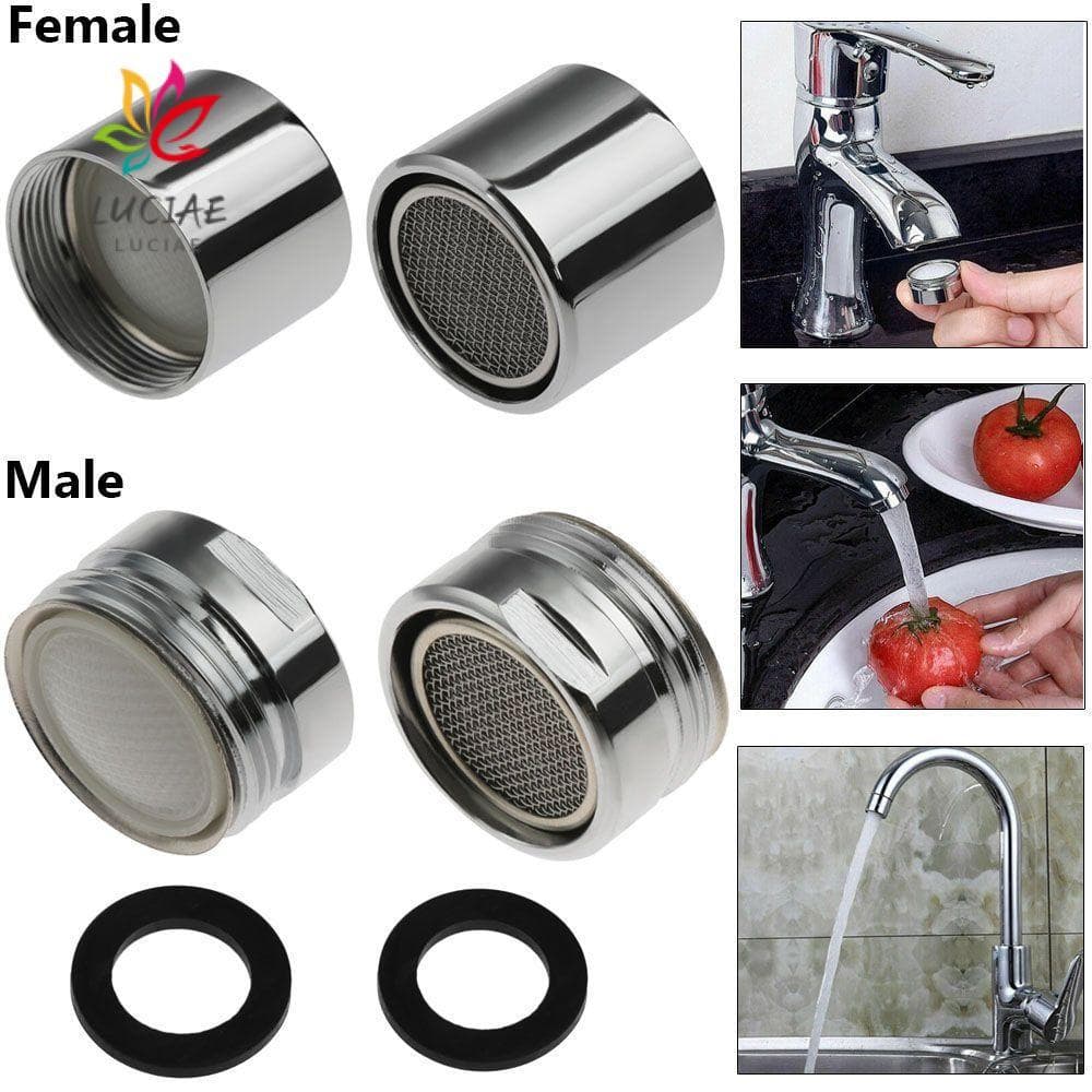 Filtro De Torneira LUCIAE , Com Arruela , Aerador De Economia De Água Masculino E Feminino , Bico De Para Casa