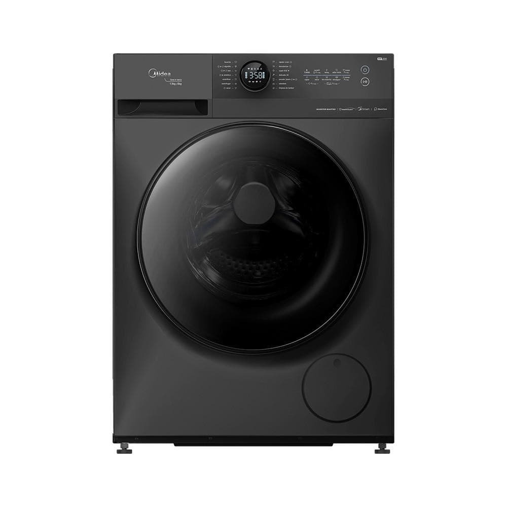Lava e Seca Midea 13kg Inverter 220V Titanium Economia de Espaço e Energia Wi-Fi Silenciosa