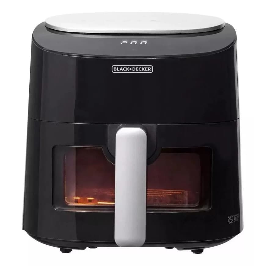 Fritadeira Elétrica Air Fryer Black Decker Modelo Afmdv360 Tamanho Médio 4,5l 127V