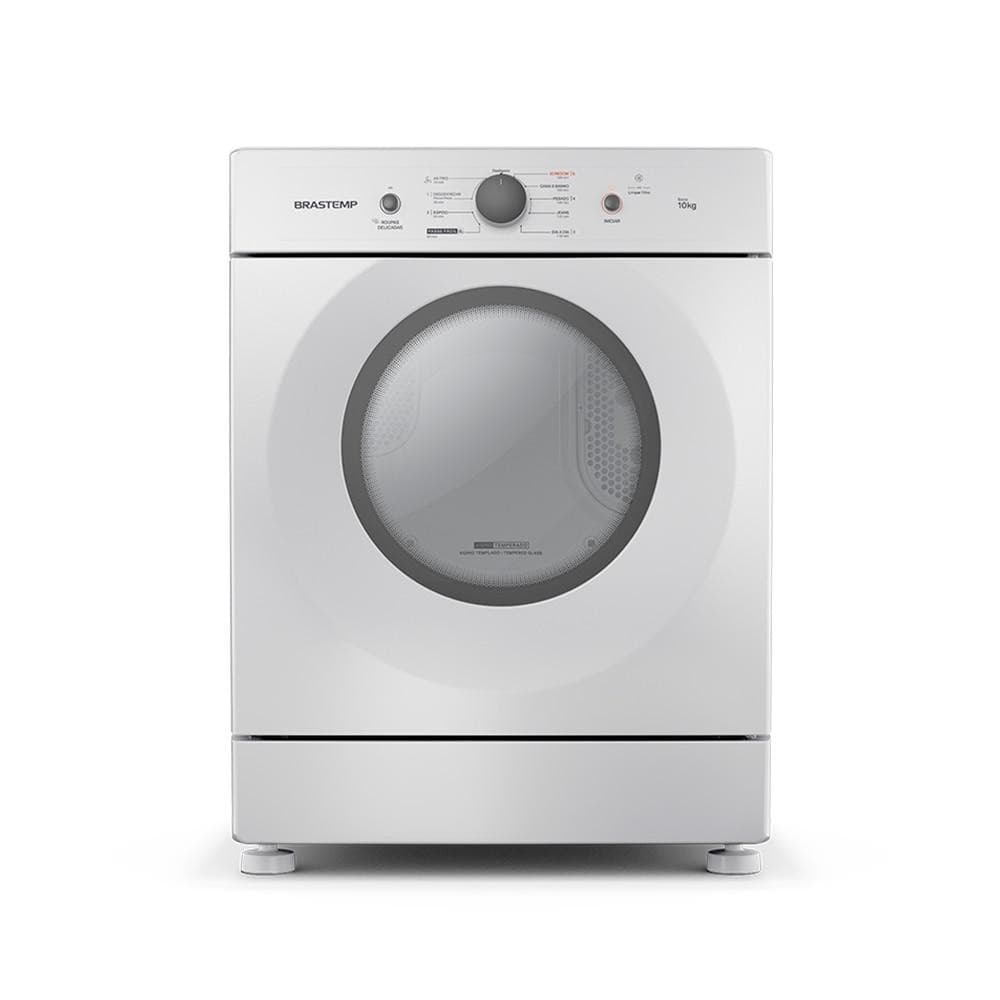 Secadora de Roupas Brastemp 10kg Piso BSR10BB Passe Fácil Odores Filtro 220 v