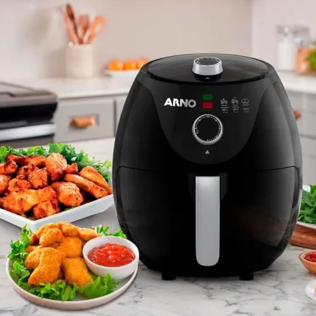 Fritadeira Air Fryer 3,2 Litros Preta Easy Fry Tecnologia Hot Air 220V - EY1228B2