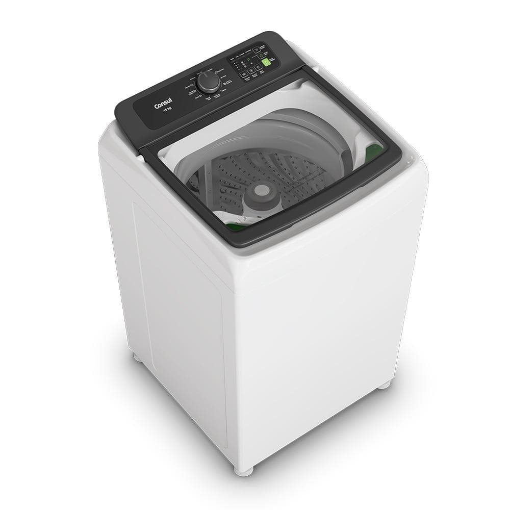 Máquina de Lavar Consul 15kg CWN15AB Branca Cesto Inox Econômica Tênis Edredom
