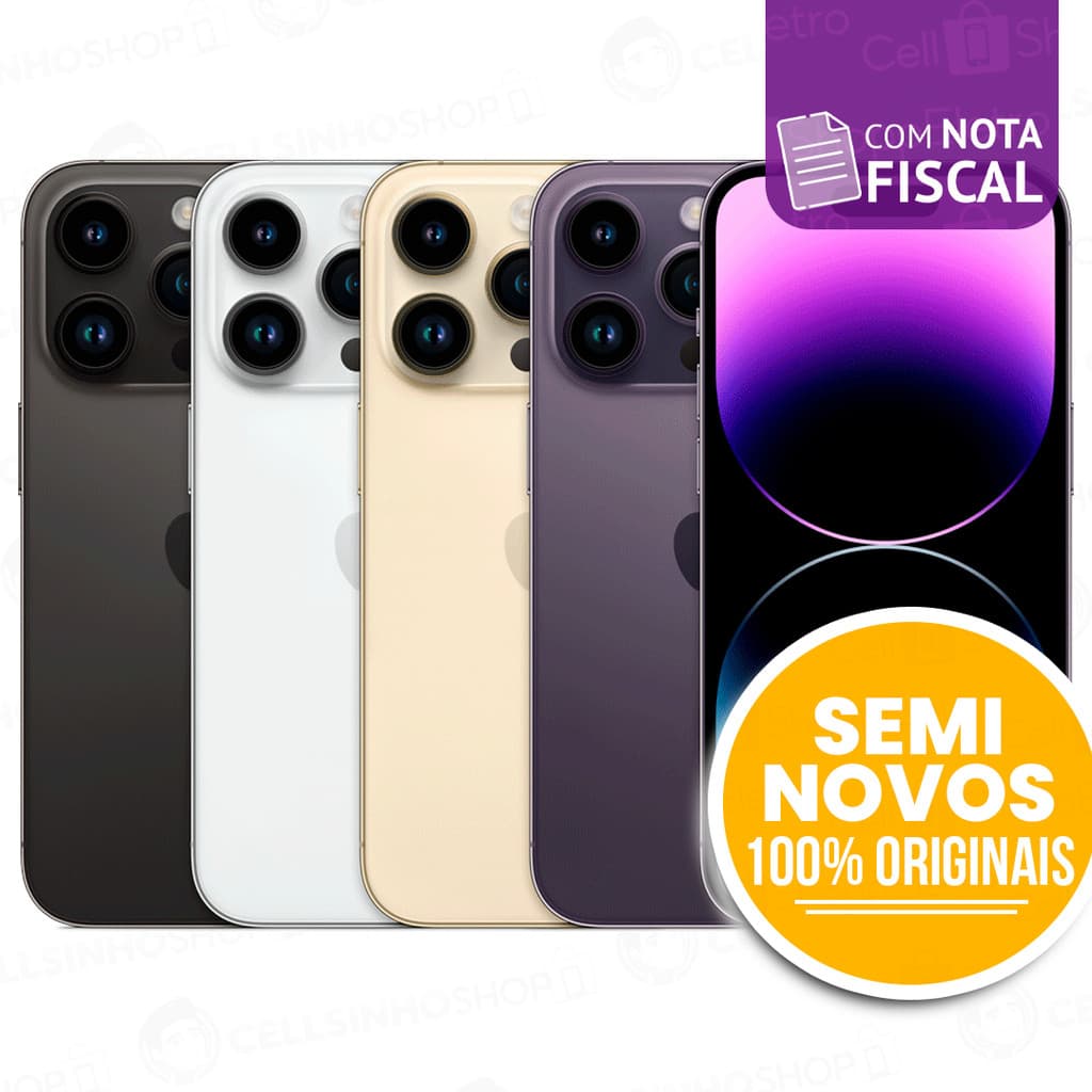 [SEMI NOVO] Celular Apple iPhone 14 Pro Max 128GB 256GB 5G Dual Sim Original