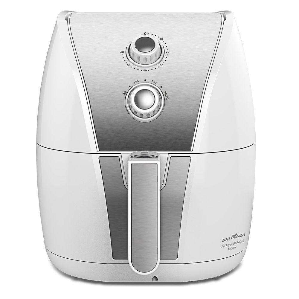 Air Fryer Britânia 5L Branca Redstone 1500W BFR40BI 220V