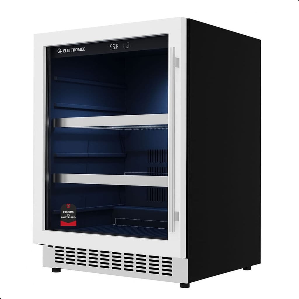 Frigobar Elettromec (Mostruário) 135L Inox Preto 110V 1-FB-BI-135-XV-1ATC Outlet