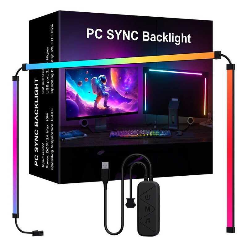 Inteligente Ambiente TV Iluminação PC Display LED Tira Monitor Backlight DIY Festa Atmosfera Luz Sincronização Decoração