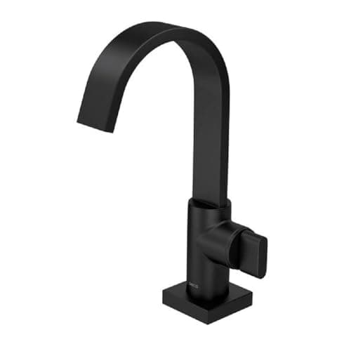 Torneira Lavatorio Mesa Bica Alta Dn15 Polo Black Matte - Deca