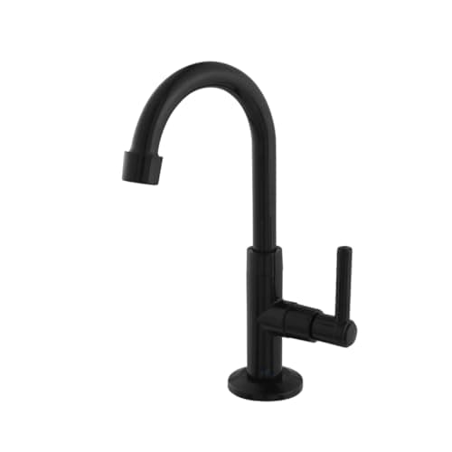 Torneira Banheiro Baixa Pia Lavatório Lavabo Preta All Black ABS 1/4 de Volta