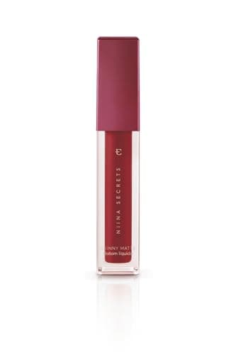 Eudora Niina Secrets Batom Líquido Skinny Matte Vermelho Hibisco 5Ml