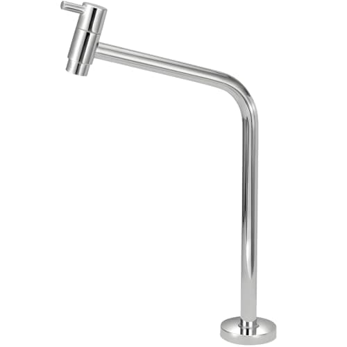 Torneira Link Soft De Metal Para Banheiro Ou Lavatório Com 45º Bica Alta E 1/4 De Volta Cromado