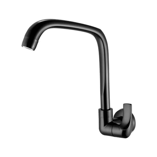 Torneira Cozinha de Parede Lorenzetti Fitt Abs Preta