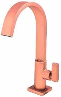 Torneira de mesa rosa fosco Perflex com bica baixa para lavatório
