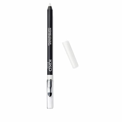 KIKO MILANO, Intense Colour Long Lasting Eyeliner, Delineador de Olhos, Cor 01 Pearly White