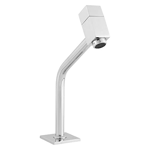 Torneira Para Banheiro Cromada Quadrada Bica Alta Media Para Pia