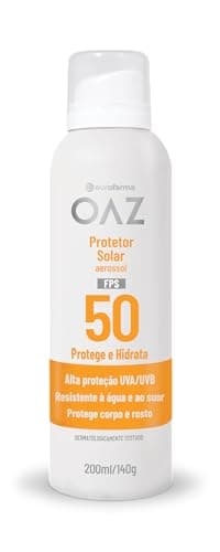 OAZ PROTETOR SOLAR AEROSSOL 50 FPS 200ML/140G