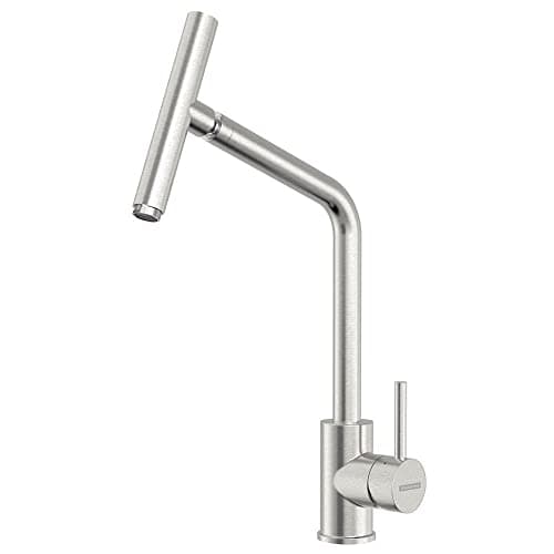 Torneira Misturador Monocomando Tramontina Versa 94520027 de Bancada Aço Inox