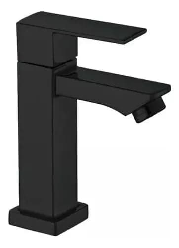 Torneira de Bancada para Banheiro, Luxo Moderno, Curta, Preta, Luxo Great Home