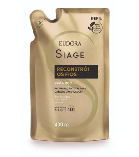 EUDORA SIAGE SHAMPOO RECONSTROI OS FIOS 400ML REFIL