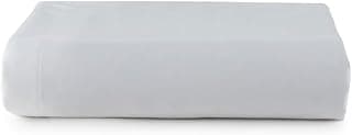Lençol Avulso Superior Solteiro sem Elástico Sobre Lençol Percal 400 Fios Antiácaro, Anti-pilling com Toque Extra Macio (Branco, Solteiro)