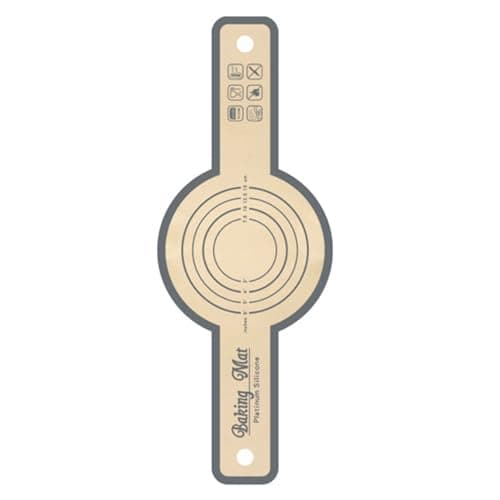 Esteira de silicone para forno, antiaderente e fácil de limpar, reutilizável, com alças longas, fácil de transferir