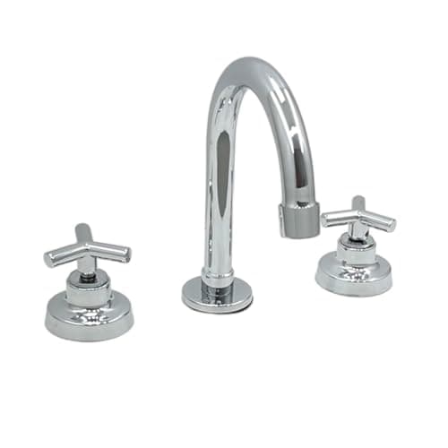 Torneira Misturador Lavatório 1/4 De Volta C28 Prateado