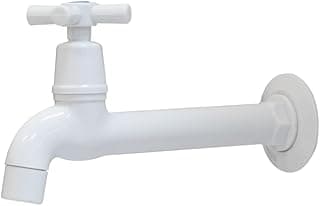 TORNEIRA ACQUAFAM BICA RETA PAREDE PARA COZINHA BRANCA– FAME