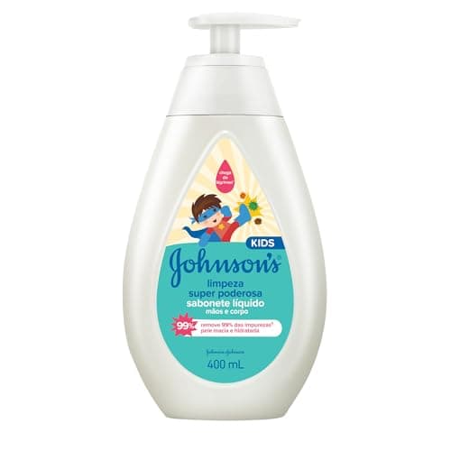 Johnson's Baby Sabonete Líquido Infantil Limpeza Super Poderosa, 400ml