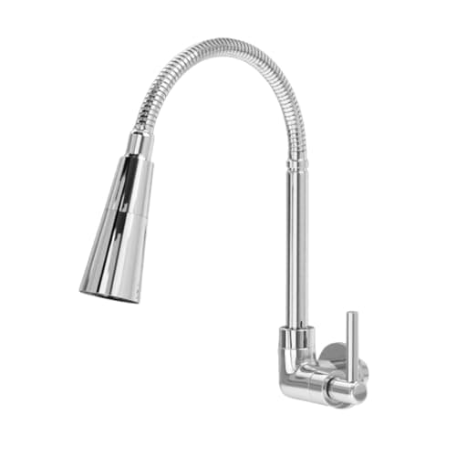 Torneira De Parede Cozinha Flex Cone Gourmet Inox