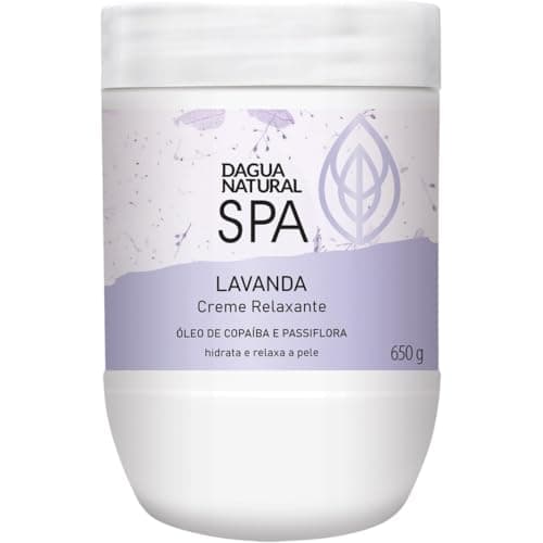 Creme Massagem Relaxante SPA Lavanda 650G DAgua Natural