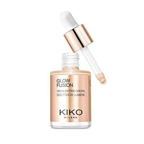 KIKO MILANO, Glow Fusion Highlighting Drops, Iluminador Líquido, Cor 03 Gold Mine