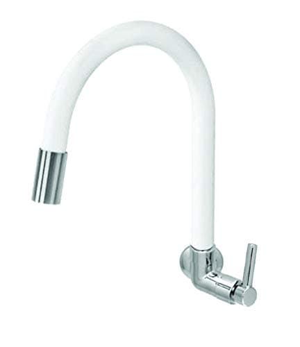 Torneira Cozinha Flexivel 3068 C29 Branca Bognar Entrada Parede