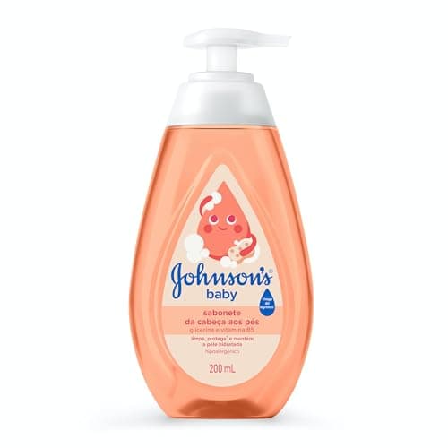 Johnson's Baby Sabonete Líquido Glicerina Da Cabeça Aos Pés, 200ml