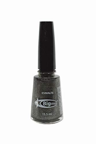 Big Universo Esmalte Metálico Preto Platinada