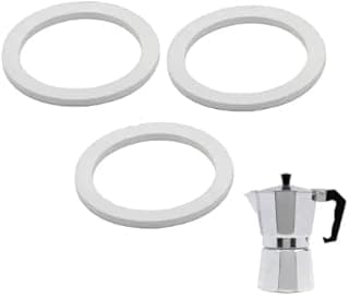 Kit 3 Borrachas Anel De Vedação Cafeteira Italiana 6 Cafés