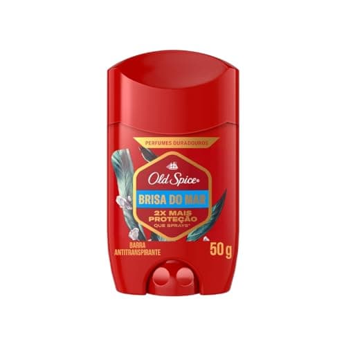 Old Spice Desodorante Antitranspirante Barra Brisa do Mar 50 g