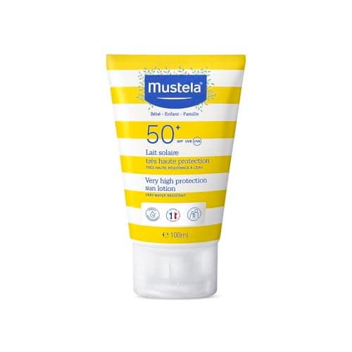 Mustela Solares Protetor Solar Infantil Loção Rosto E Corpo Fps 50+ 100 Ml